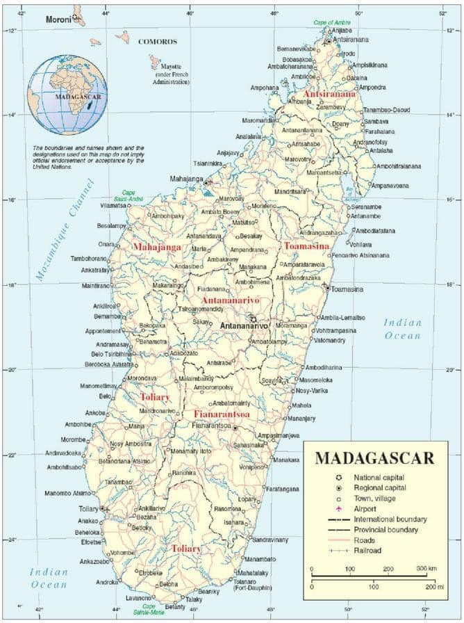 ROUTES NATIONALES à Madagascar